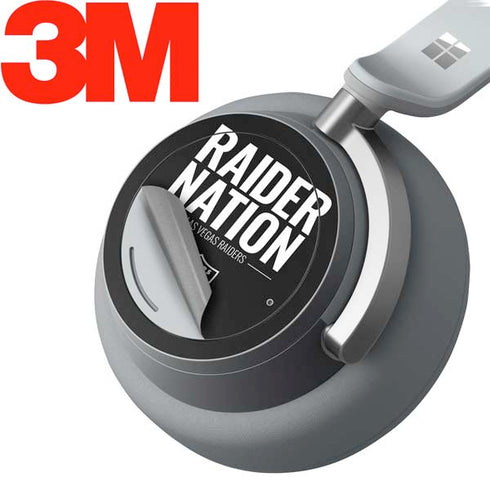 NFL Las Vegas Raiders Team Motto Surface Headphones Skin